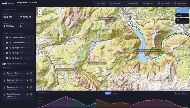 trailviewer App Screenshot